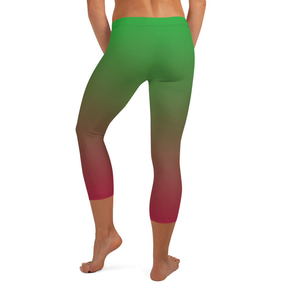 Forest Flame FLAKOUT Sport Women's Capri Leggings - FLAKOUT