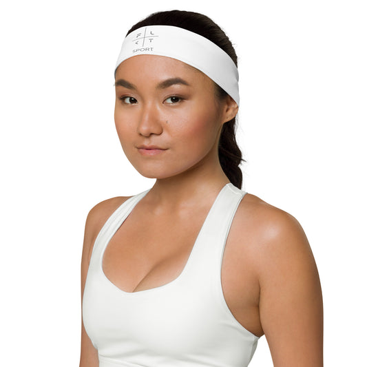 FLAKOUT Sport Unisex Headband - White - FLAKOUT