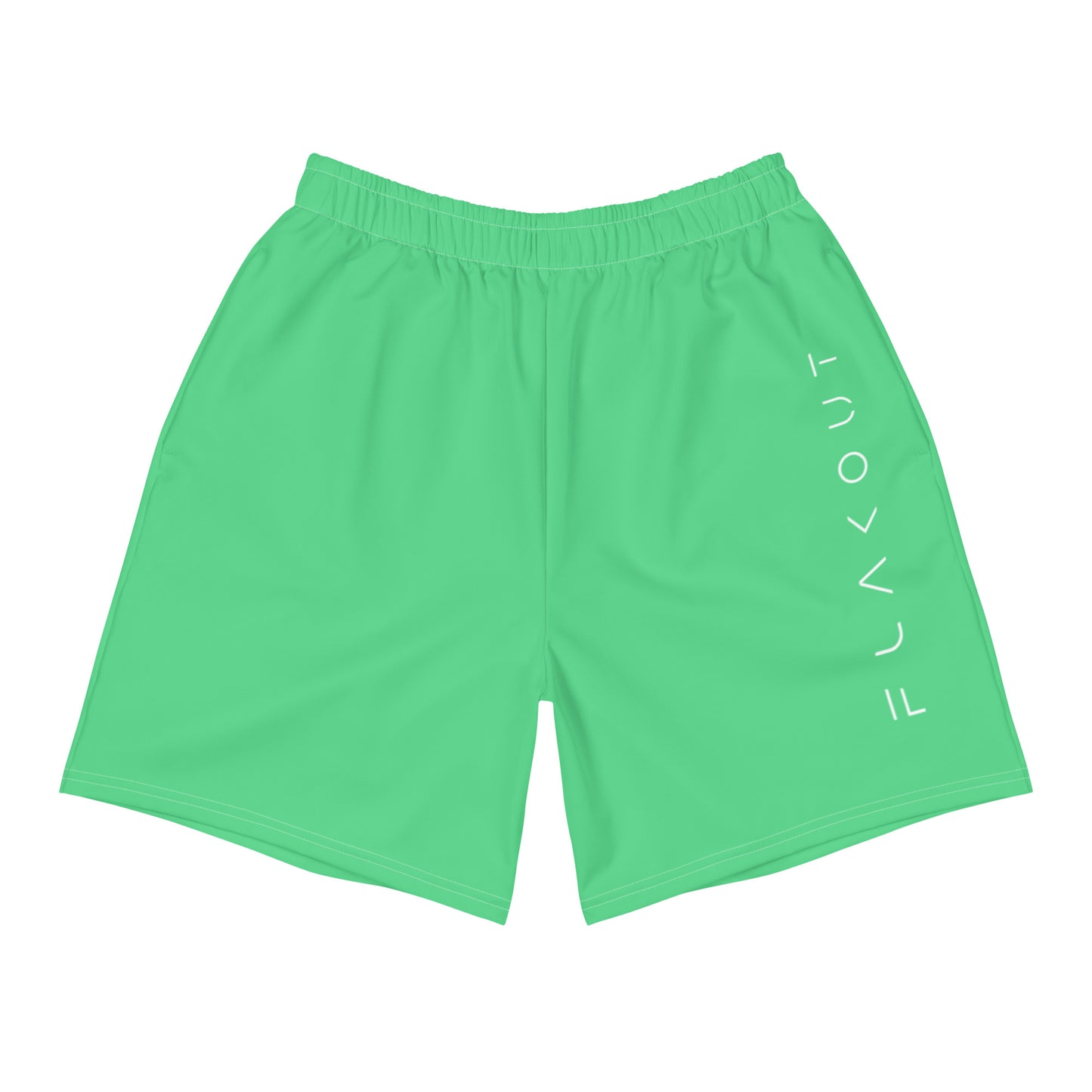 Serene Seagrass Men's Recycled Athletic Shorts - FLAKOUT