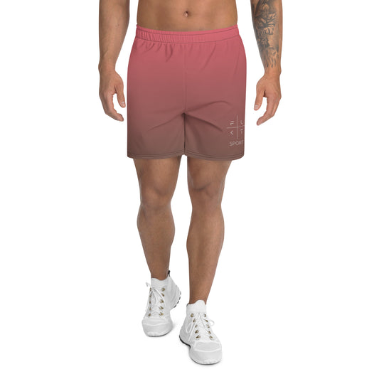 FLAKOUT Sport Rouge Fusion Men's Recycled Athletic Shorts - FLAKOUT