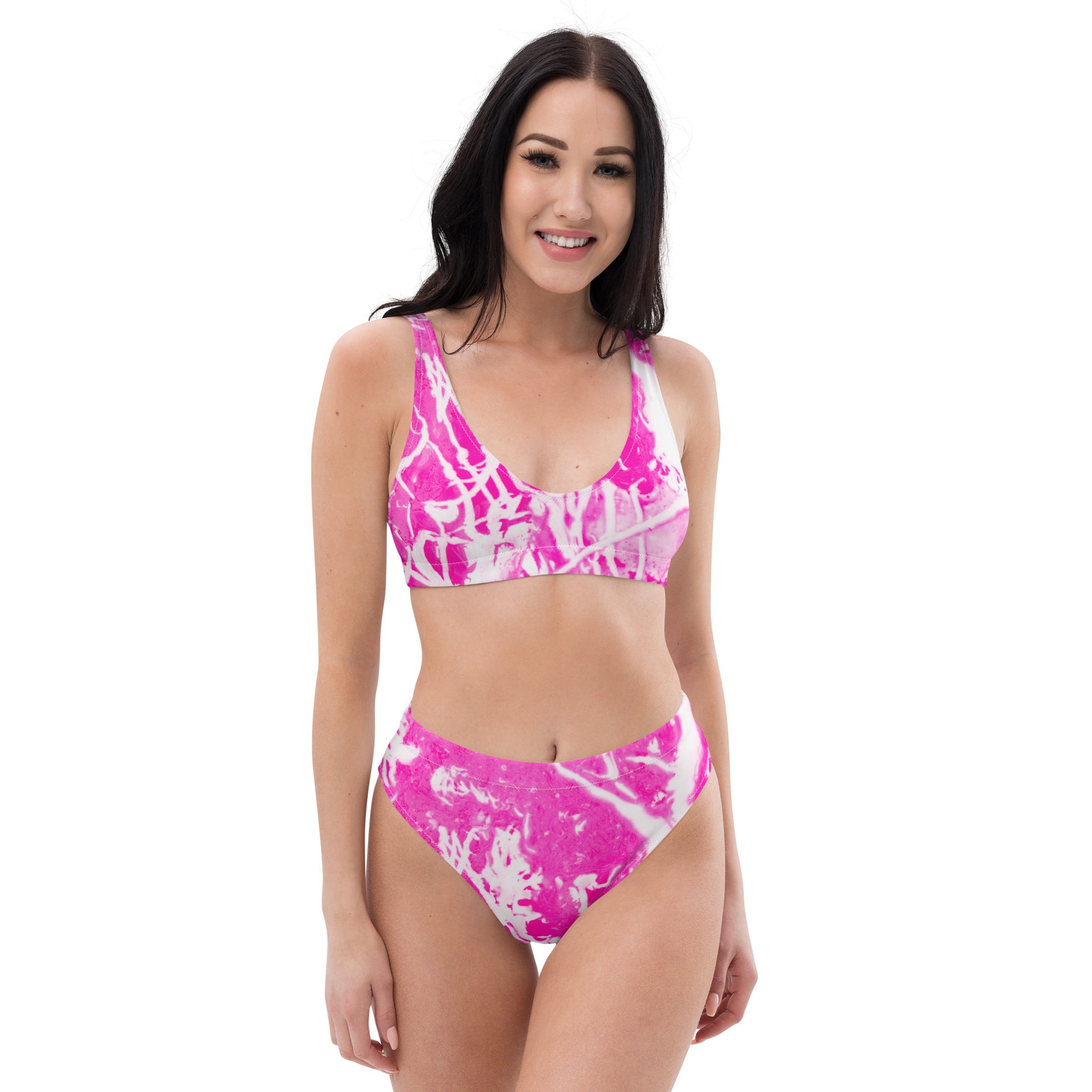 Velvet Aura Women's High-waisted Bikini - FLAKOUT