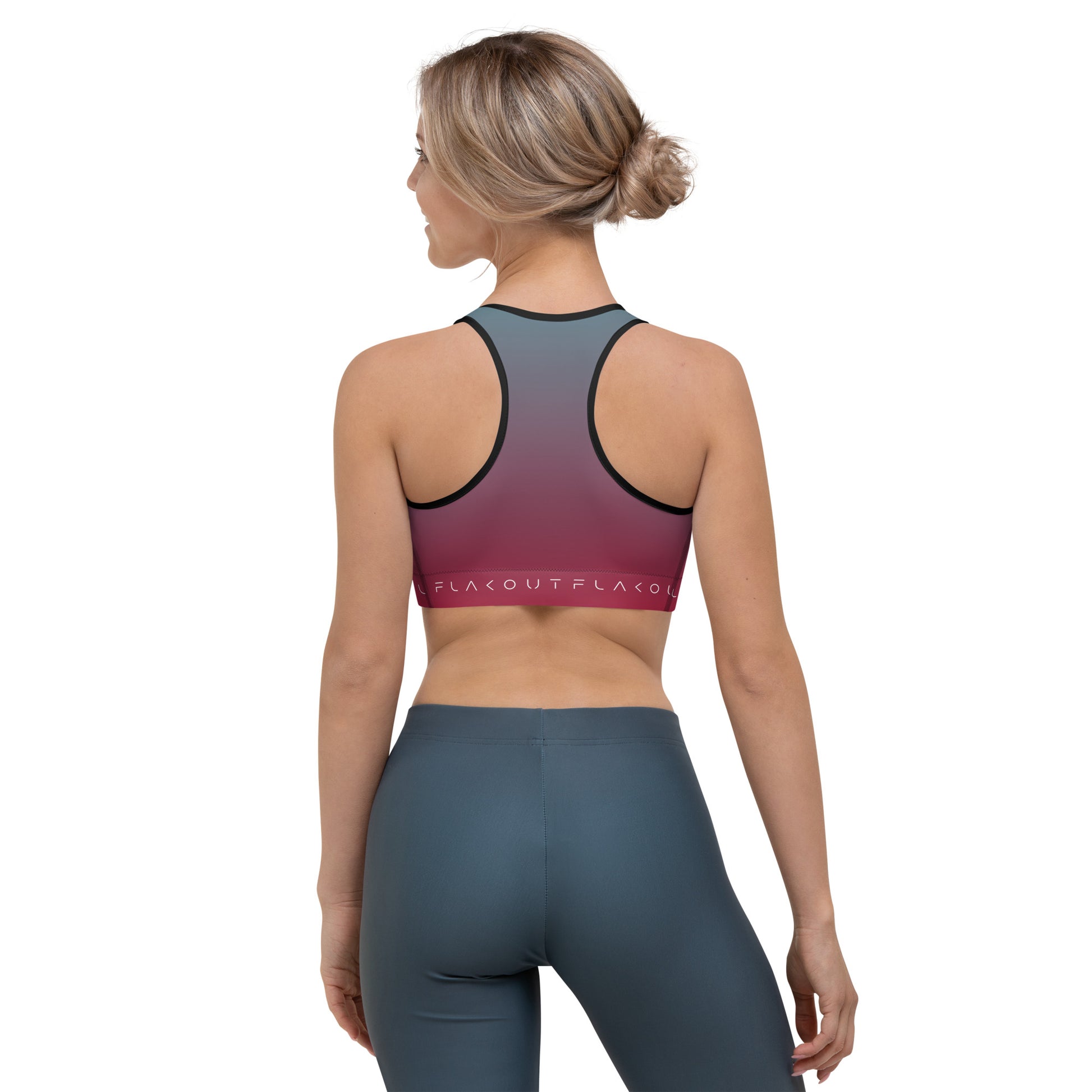 Electric Collision Women's Sports Performance Bra - FLAKOUT