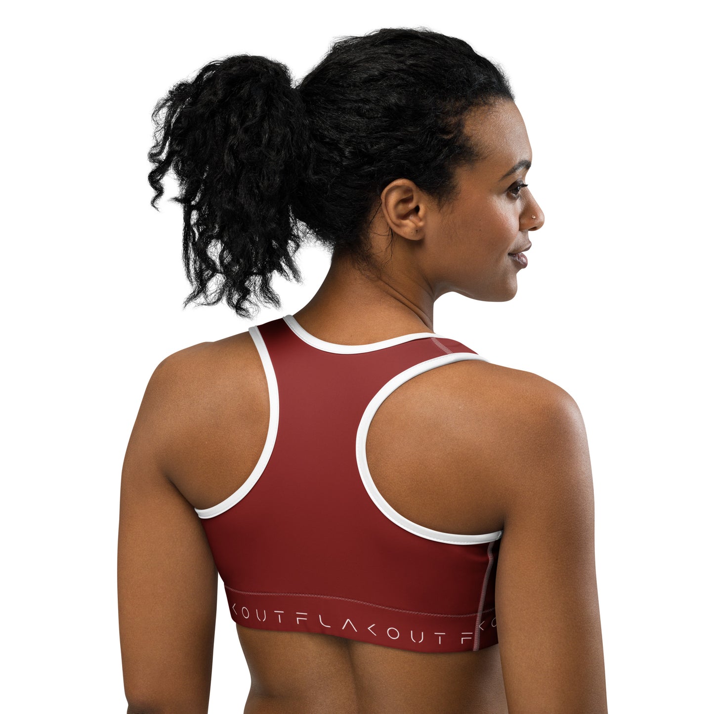 Cherry Inferno Women's Sports Performance Bra - FLAKOUT