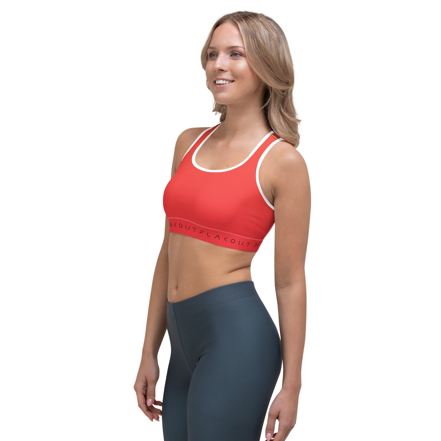 Sunset Shimmer Women's Sports Performance Bra - FLAKOUT