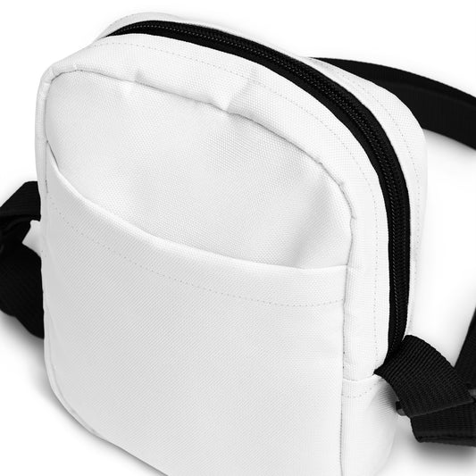 Unisex Water-resistant Crossbody Bag - White - FLAKOUT