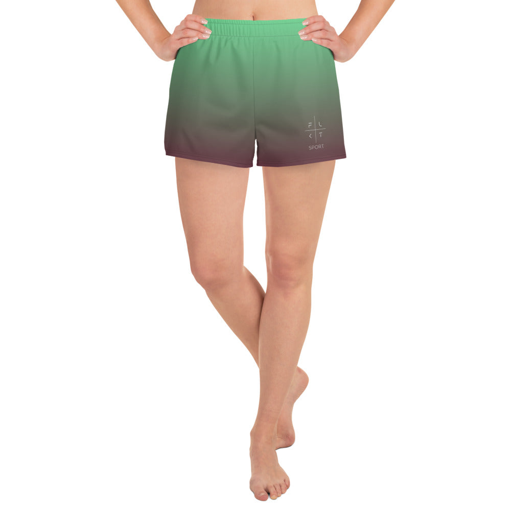 FLAKOUT Sport Midnight Blossom Women’s Recycled Athletic Shorts - FLAKOUT