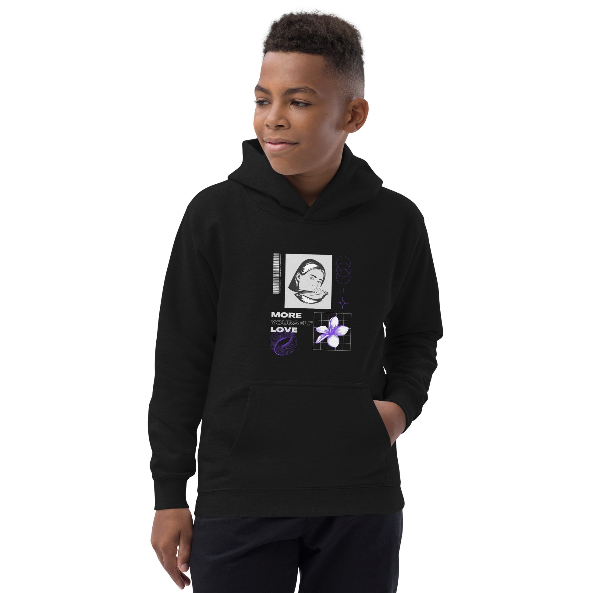 Nurture Yourself Love Yourself More Kid's Hoodie - FLAKOUT