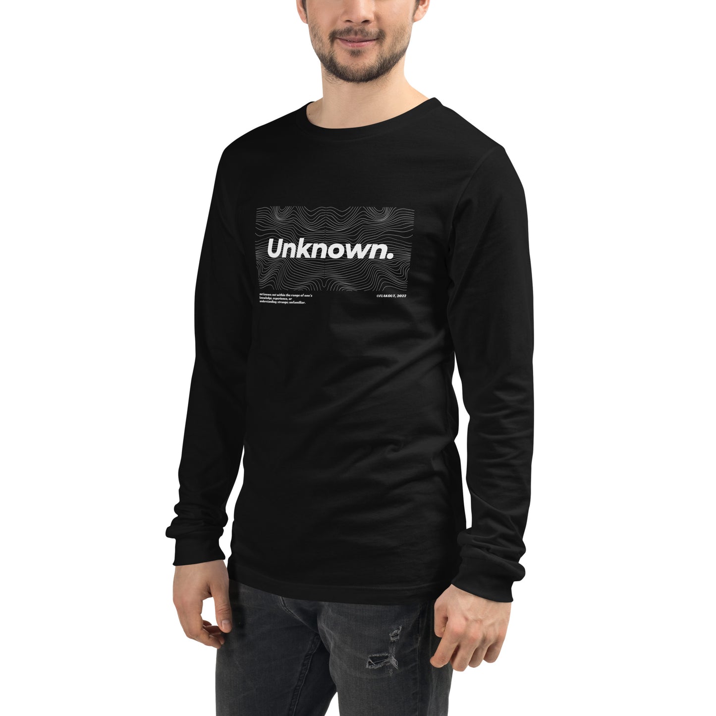 Veil Of The Unknown. Long Sleeve Tee - FLAKOUT