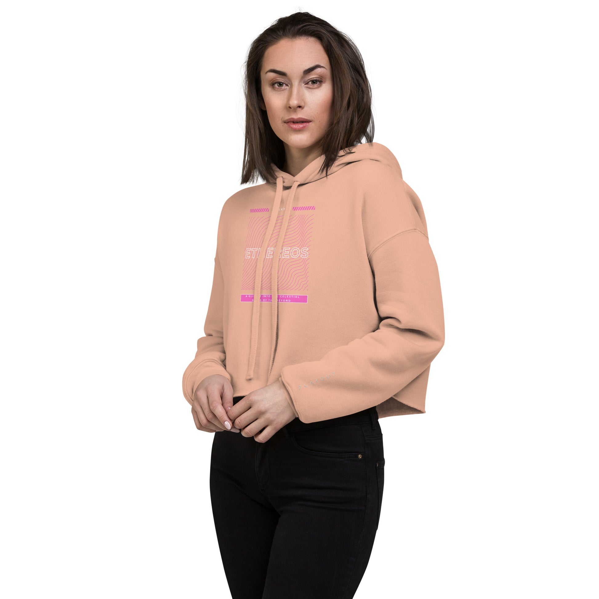 Ethereos Women's Crop Hoodie - FLAKOUT