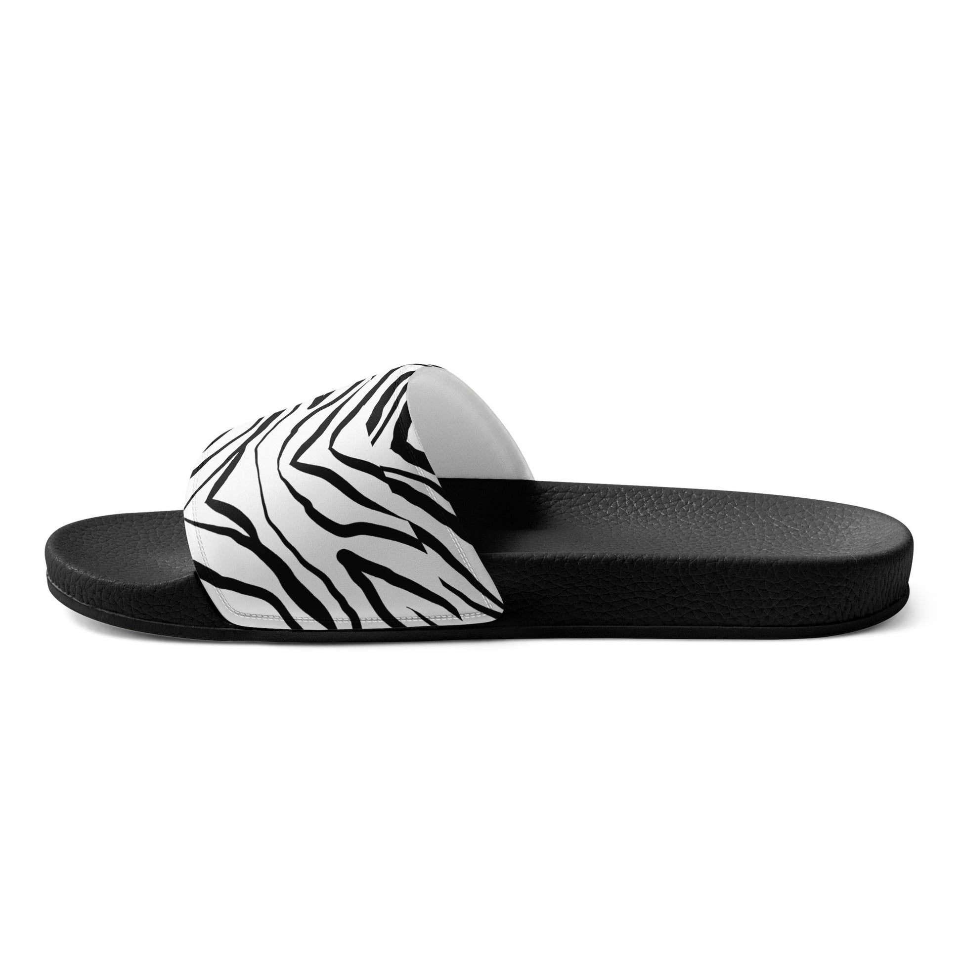 Striped Zebra Vibrance Women's Slides - FLAKOUT