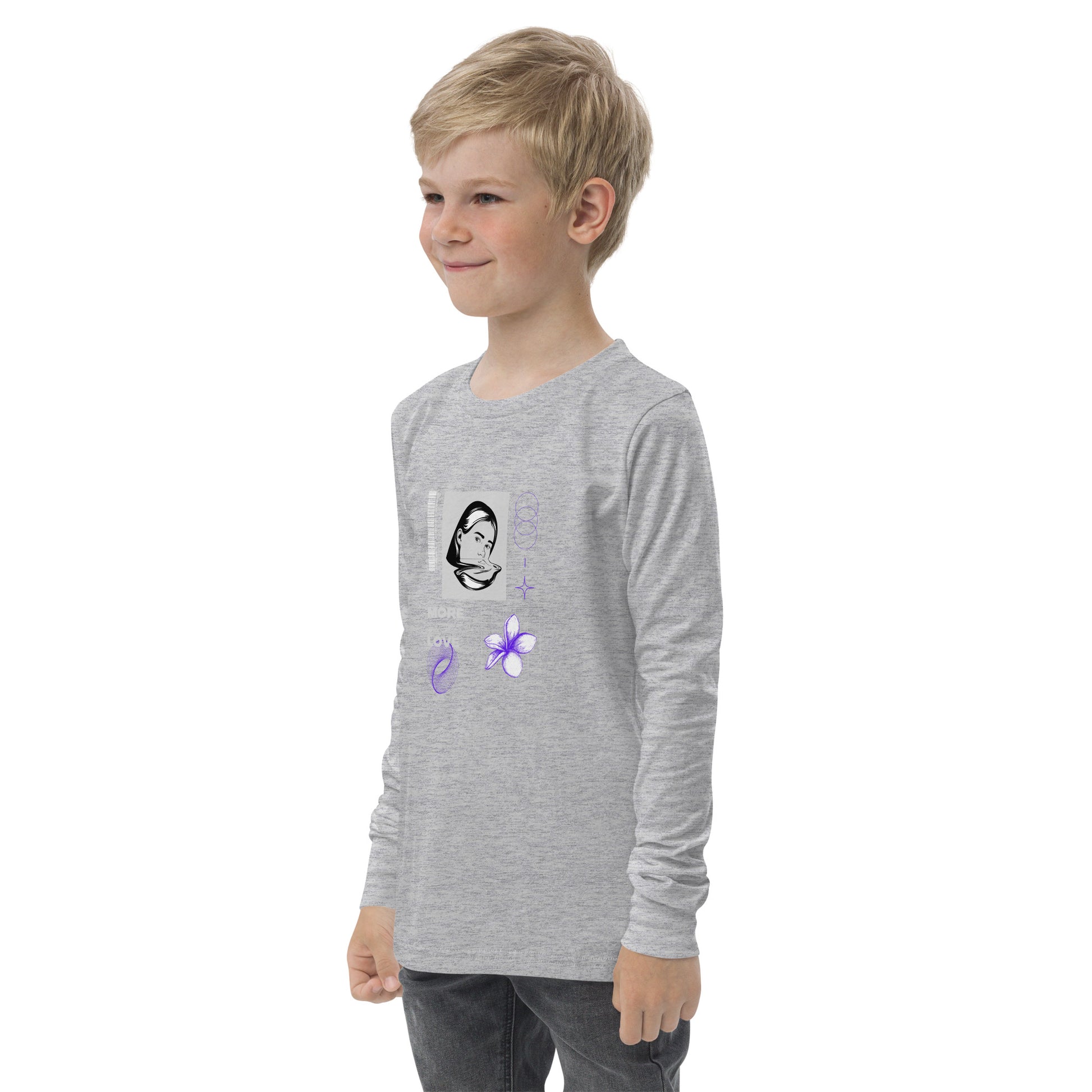 Nurture Yourself Love Yourself More Kid's Long Sleeve Shirt - FLAKOUT