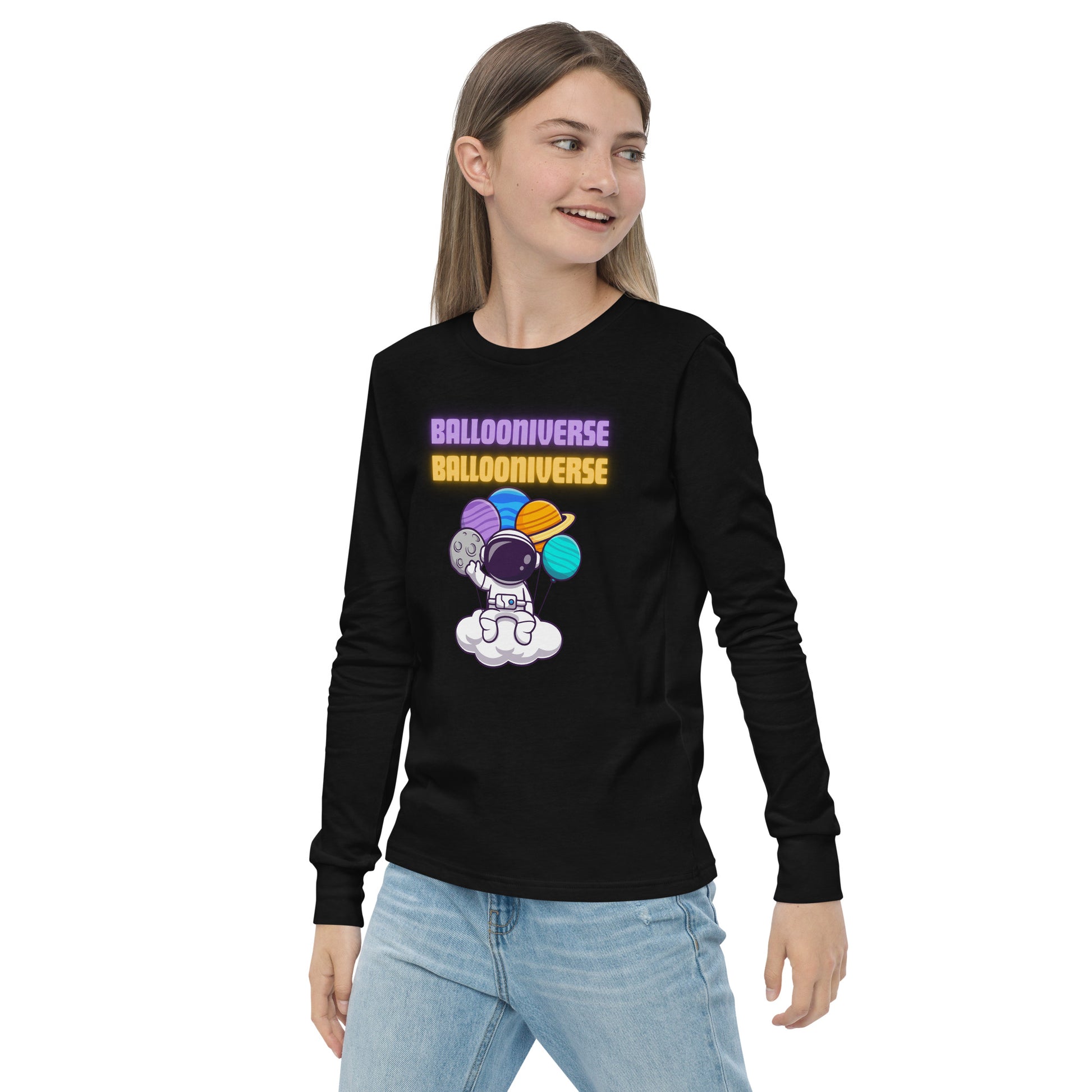 Ballooniverse Unisex Kid's Long Sleeve Tee - FLAKOUT