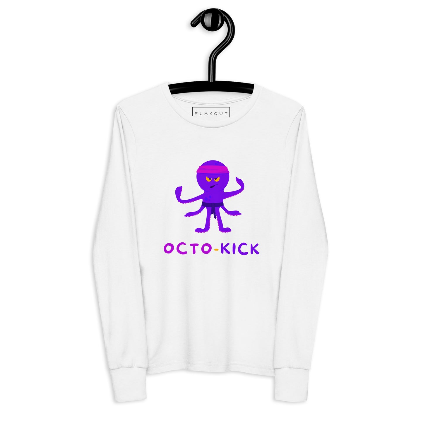 Octo-Kick Unisex Kid's Long Sleeve Tee - FLAKOUT