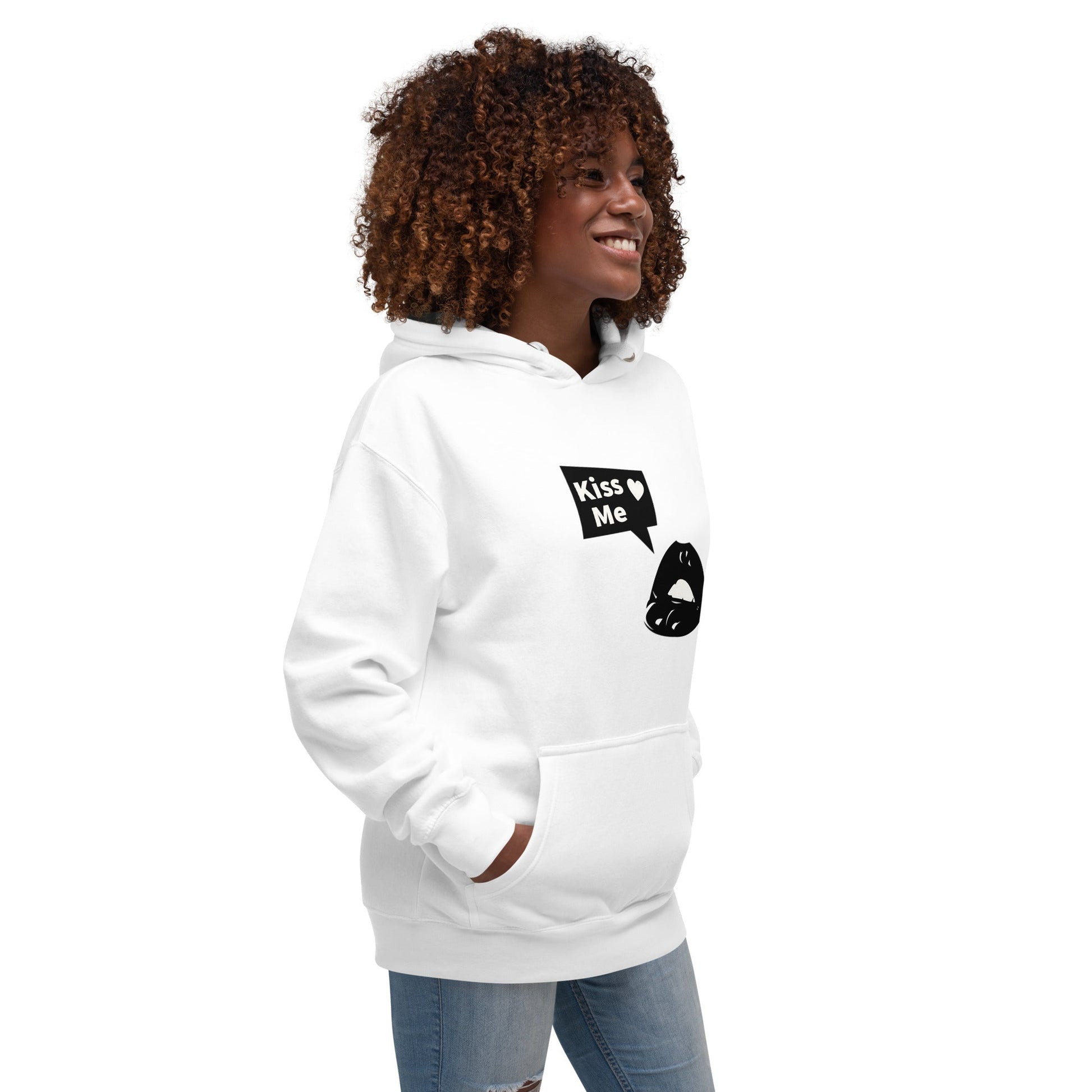 Sweet Talker Kiss Me Women's Hoodie - FLAKOUT